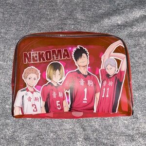 Haikyuu Nekoma Cosmetic Bag - Pre Loved